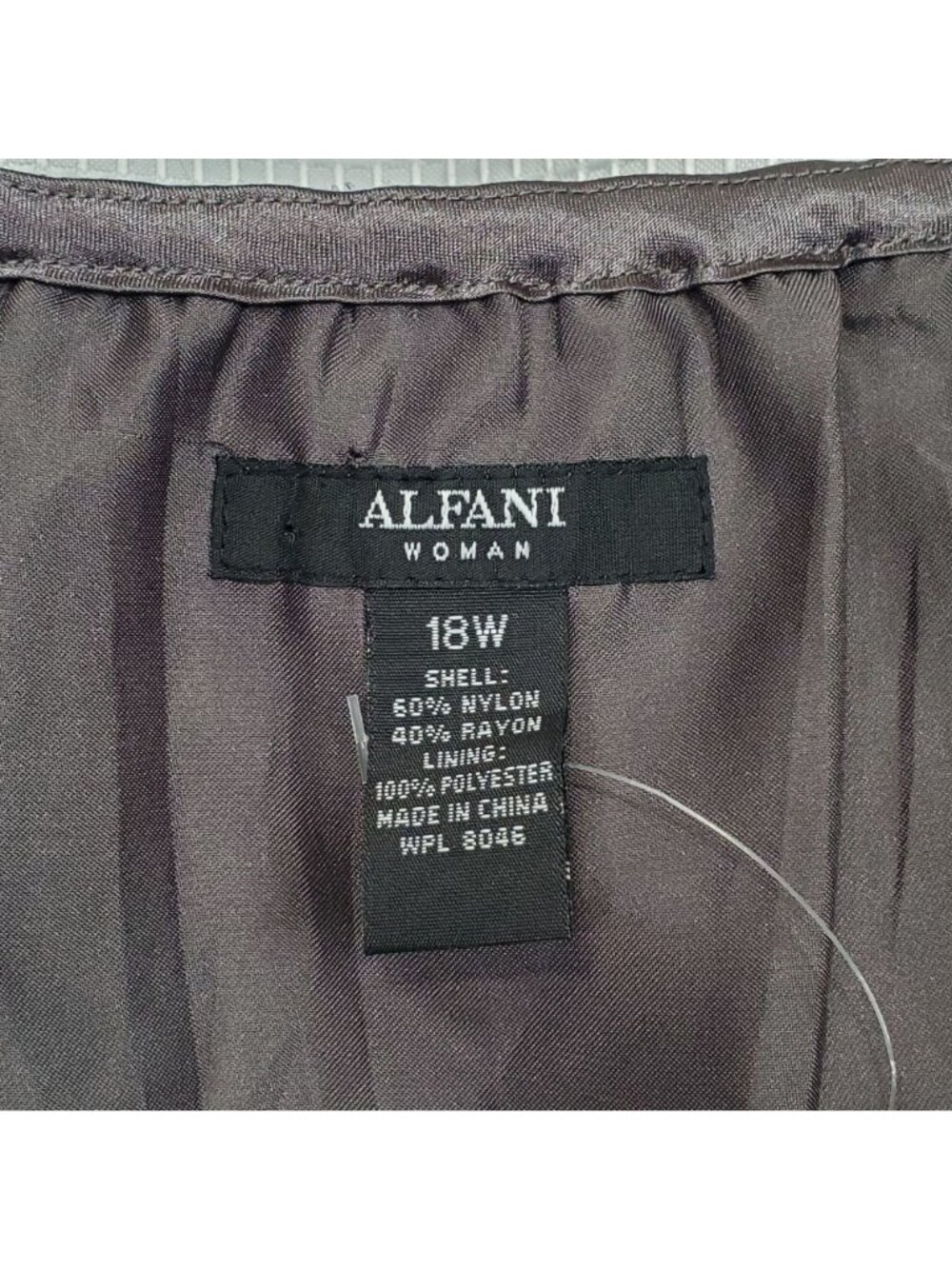 Alfani Plus 18W Skirt Drop Waist Black Lace Lined A Line Dressy Elegant Midi - Picture 6 of 12